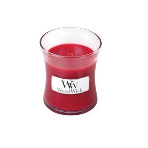 Vonná svíčka WoodWick malá - Crimson Berries, 7 cm x 8 cm, 85g