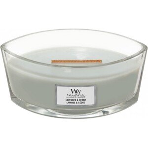 Vonná svíčka WoodWick Loď - Lavender & Cedar