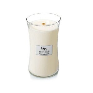 Vonná svíčka WoodWick velká - White Tea & Jasmine