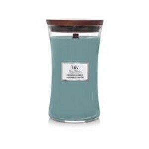 Vonná svíčka WoodWick velká - Evergreen Cashmere