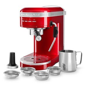 Pákový kávovar KitchenAid Artisan 5KES6503 - červená metalíza