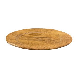 DEOKORK Teakový talíř PLATE II