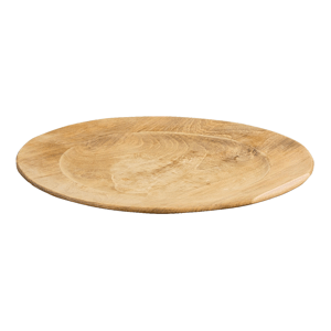 DEOKORK Teakový talíř PLATE III
