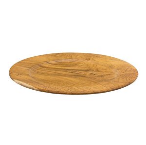 DEOKORK Teakový talíř PLATE IV