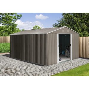 Zahradní domek se sedlovou střechou Riwall PRO RMSA Brown 3 x 3,7 m