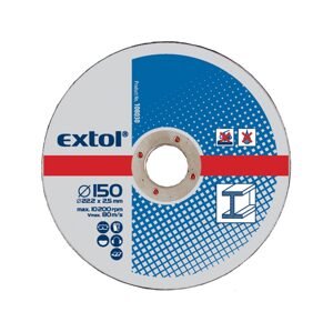 EXTOL CRAFT 108030 - kotouče řezné na kov, 5ks, 150x2,5x22,2mm
