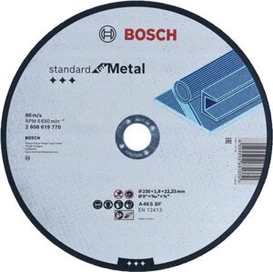 Řezný kotouč Bosch Standard for Metal 230 x 1,9 mm 2608619770